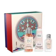 Coffret Néroli & Orchidée Eau de Toilette, Gel Douche & Crème Mains 