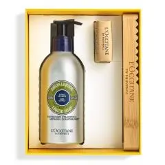 Coffret Verveine  Savon Liquide, Savon Solide & Porte-Savon 