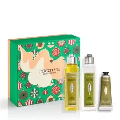 Coffret Verveine  Gel Douche, Lait corps & Gel Crème Mains 