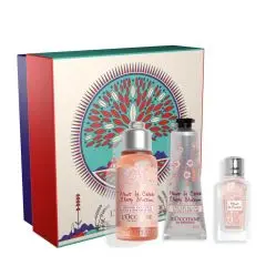 Coffret Fleurs de Cerisier Eau de Toilette, Gel Douche & Crème Mains 