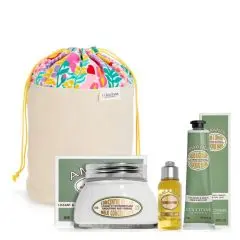 Coffret Amande Crème Mains, Huile de Douche & Lait d'Amande 