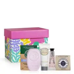 Coffret Douceur  Shampoing Solide, Crème Mains, Lait d""Amande & Savon 