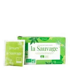 La Sauvage Infusion bio sans théine / Compatible grossesse & allaitement Boite 20 sachets