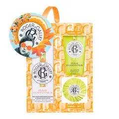 Coffret Fleur d'Osmanthus Eau Parfumée Bienfaisante 100ml, Gel Douche & Savon 100ml