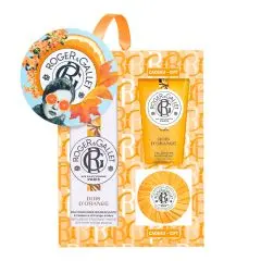 Coffret Bois d'Orange Eau Parfumée Bienfaisante 100ml, Gel Douche & Savon 100ml