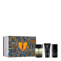 Coffret La Nuit de l'Homme Eau de Toilette 100ml, Gel Douche & Déodorant 