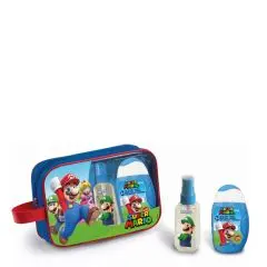 Coffret Super Mario Eau Parfumée 90ml & Bain Moussant-Shampooing 