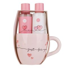 Coffret Just For You Gel douche, lotion corps/ & tasse 
