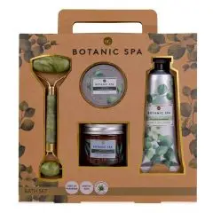 Coffret Botanic Spa Crèmes, exfoliant lèvres & rouleau de massage 