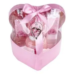 Heart Cascade Gel douche, Lotion Corps, Exfoliant & Savon 