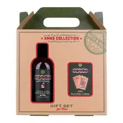Coffret Noël Homme Gel Douche & Jeu de Cartes 
