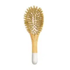 Brosse bébé en bois  Brosse bébé en bois - Picots 100% sanglier Baby Kit Blue