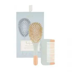 Baby Kit Blue Brosse 100% sanglier petit modèle + peigne bois 