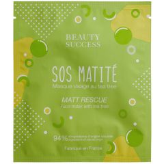 Masque Monodose SOS Matité Masque Tissu Visage Sachet 20 ml