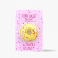 Frozen Winter  Donuts fizzer Carte de Noël & Bombe de bain 