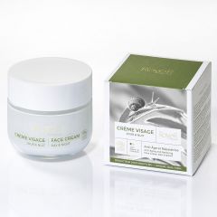 Crème Visage Anti-âge & Réparatrice Bave d'Escargot BIO 