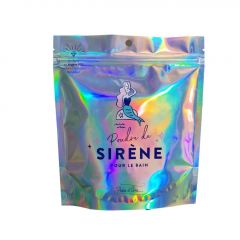 Poudre de Bain Sirène Poudre effervescente avec Bijou 