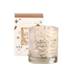 Bougie Eclats de coco Bougie Parfumée avec Bijou 