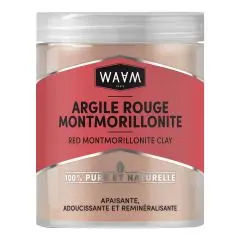 Argile Rouge Montmorillonite Apaisante, adoucissante et reminéralisante 