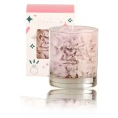 Barbe à papa Bougie Parfumée avec Bijou 