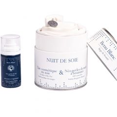 Nuit de Soie Taie d'oreiller soie + brume 