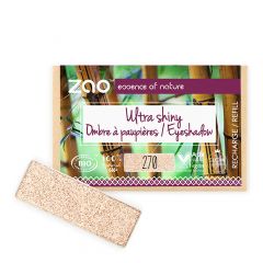 Recharge Ombre à Paupières Rectangle Ultra Shiny Bio, vegan et rechargeable 