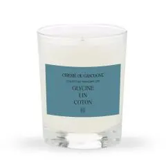 Bougie parfumée Glycine - lin - coton Bougie Parfumée  180gr 