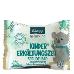 Galet Effervescent pour le Bain Saison des Coups de Froid Parfum Eucalyptus 80g