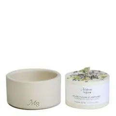 Bougie Parfumée & Photophore Fleur de Coton 80g