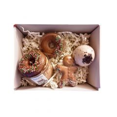 Coffret Bougie  1  bougie, 1 boule de bain & 2 savons 