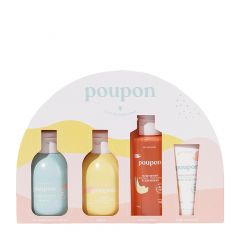 Coffret - Les P'tits Aventuriers Format Voyage Liniment, Gel Lavant, Crème Hydratante & Eau Nettoyante 