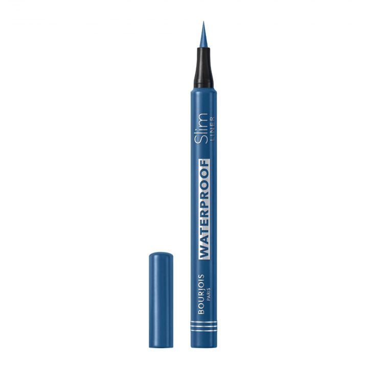 Slim Liner Waterproof Eyeliner Feutre 04 Blue Electric - Bourjois - Maquillage - Visuel 1