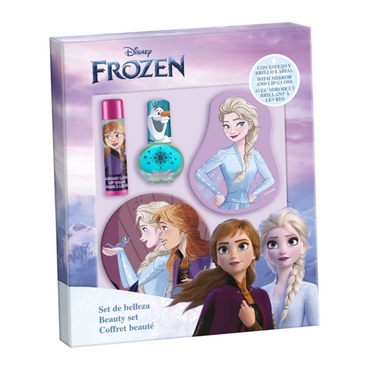 Coffret La Reine des Neiges Maquillage & Miroir  - Disney Produits - Maquillage - Visuel 1