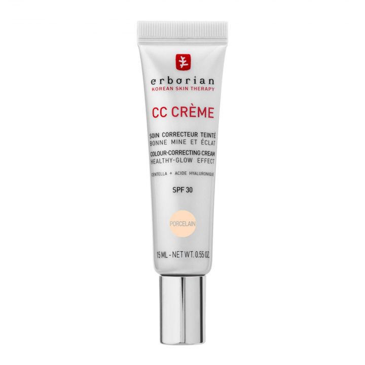 CC Crème Porcelain Soin Correcteur Teinté SPF30 15ml - Erborian - Soin - Visuel 1