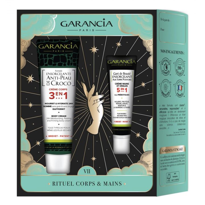 Coffret Rituel Corps & Mains Crème Corps & Crème Mains et Ongles  - Garancia - Soin - Visuel 1