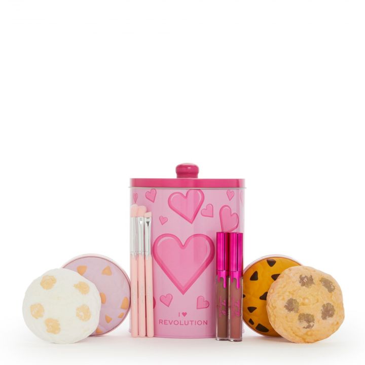 Coffret Cookie Tin Boîte de 6 Produits  - I Heart Revolution - Maquillage - Visuel 1