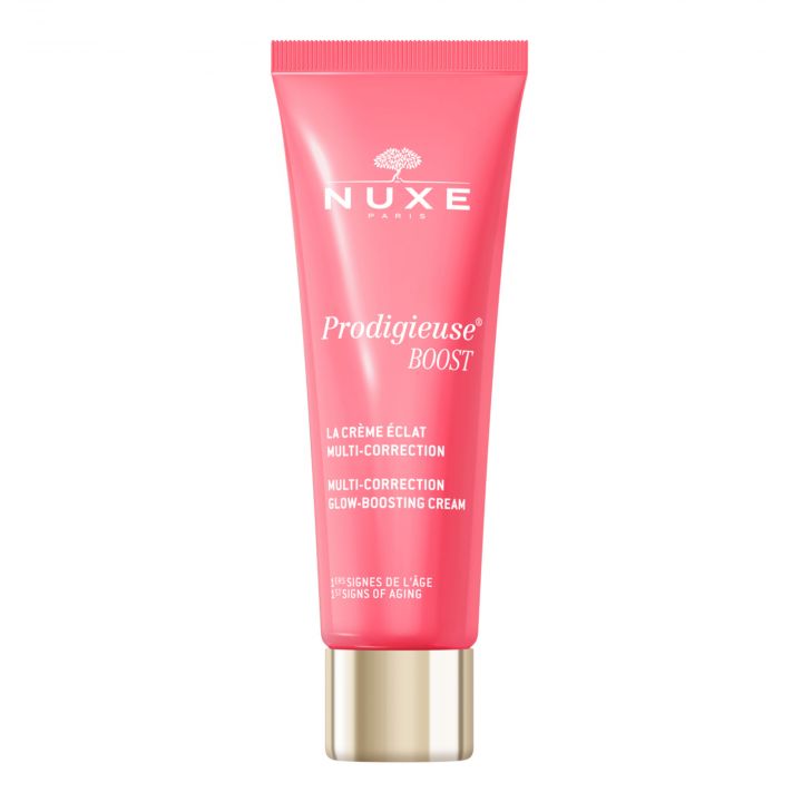 Crème Soyeuse Multi-Correction CREME PRODIGIEUSE® BOOST Tube pompe 40 ML - Nuxe - Soin - Visuel 1