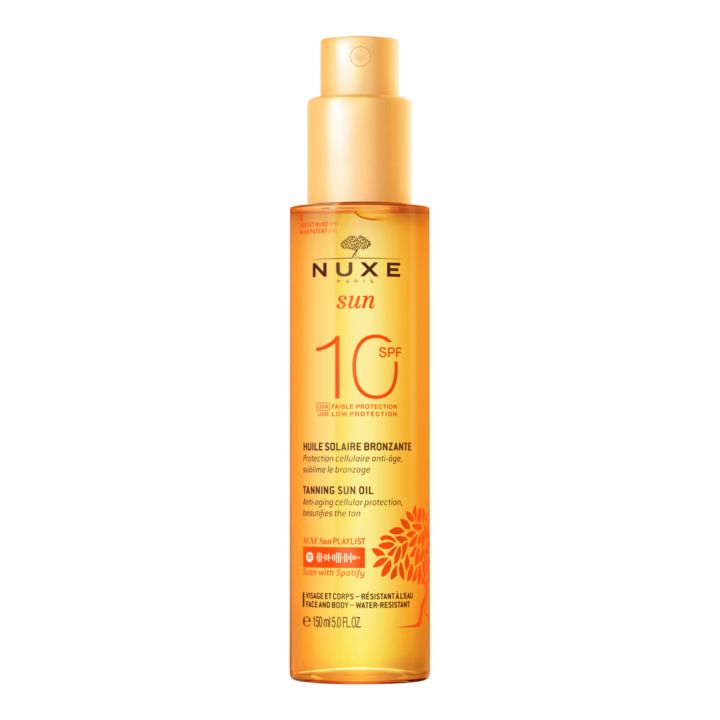Nuxe Sun Huile Solaire Bronzante SPF10 150ml - Nuxe - Soin - Visuel 1