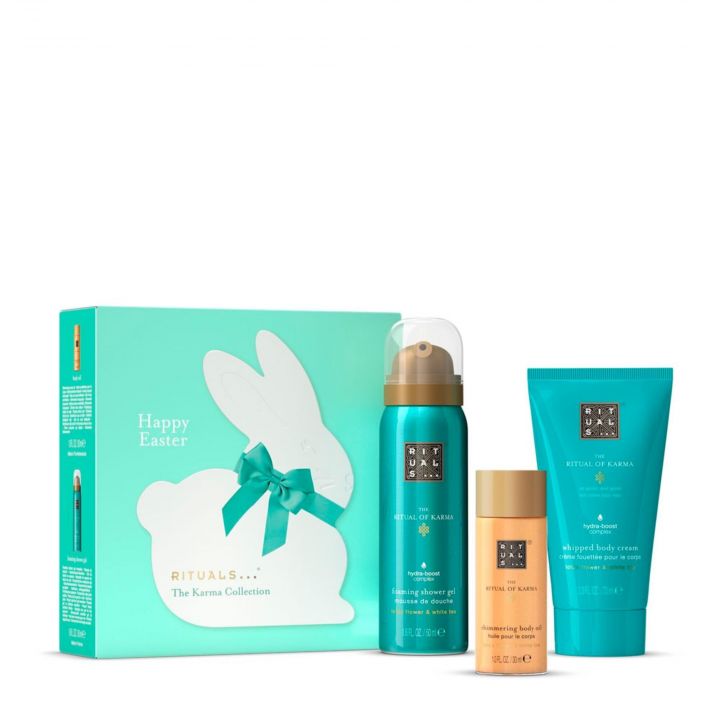 Coffret The Ritual of Karma Mousse de Douche, Crème Corps & Huile Corps Scintillante  - Rituals - Soin - Visuel 1