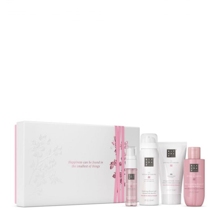 Coffret The Ritual of Sakura Mousse et Huile de Douche, Crème Corps & Brume Corps et Cheveux  - Rituals - Soin - Visuel 1