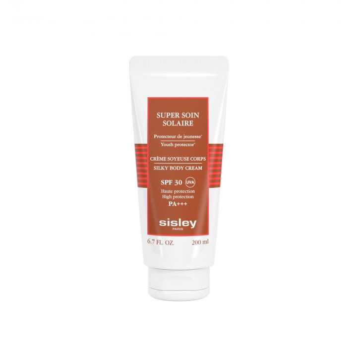 Super Soin Solaire Crème Soyeuse Corps SPF 30 Crème solaire corps anti UVA UVB SPF 30 Tube 200ml - Sisley - Soin - Visuel 1