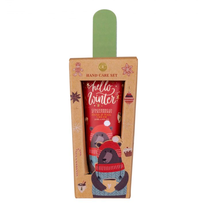 Coffret Hello Winter Crème Mains et Ongles & Lime à Ongles  - Tentation - Soin - Visuel 1