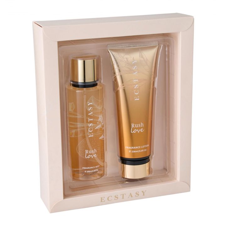 Coffret Ecstasy Rush Love Brume & Lait Corps  - Tentation - Soin - Visuel 1