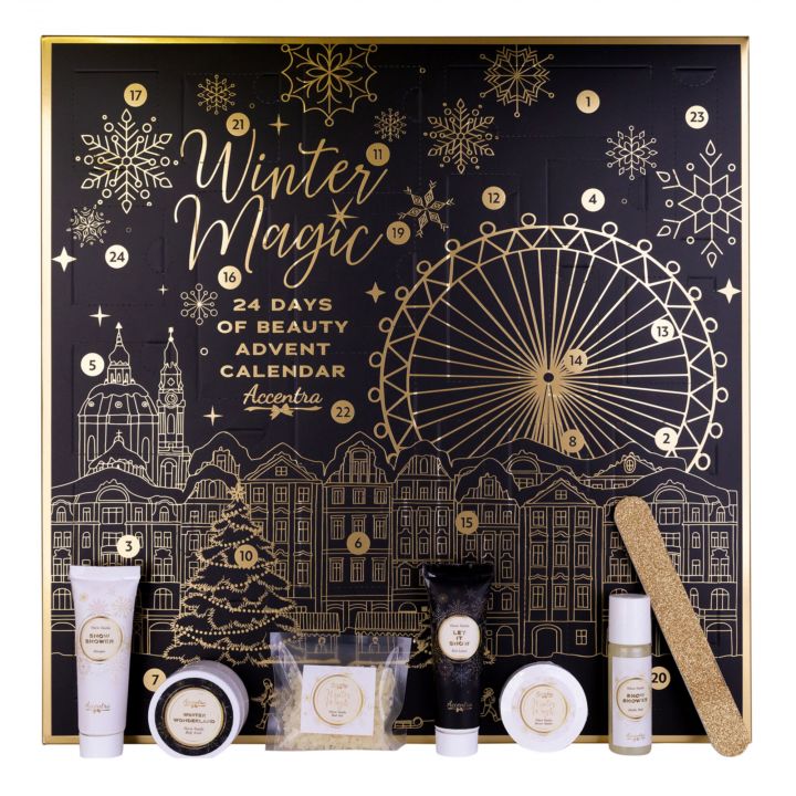 Calendrier de l'Avent Black Starry Winter  - Tentation - Soin - Visuel 1