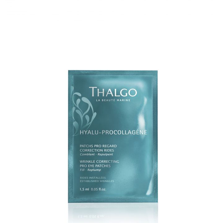 HYALU-PROCOLLAGENE PATCHS PRO REGARD CORRECTION RIDES 8 PAIRES 20 ml - Thalgo - Soin - Visuel 1