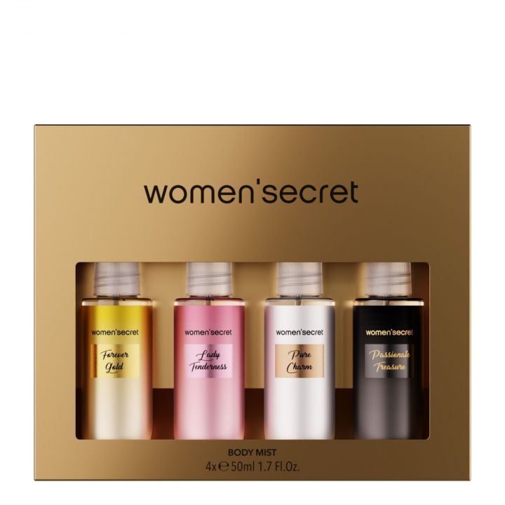 Coffret Brumes Parfumées Corps 4 Brumes Parfumées 50ml  - Women Secret - Soin - Visuel 1