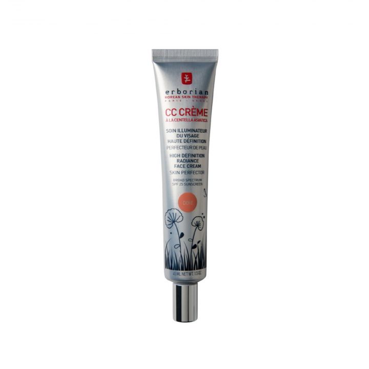 CC Crème - Doré Soin Illuminateur du Visage Haute Définition  - Erborian - Maquillage - Visuel 1