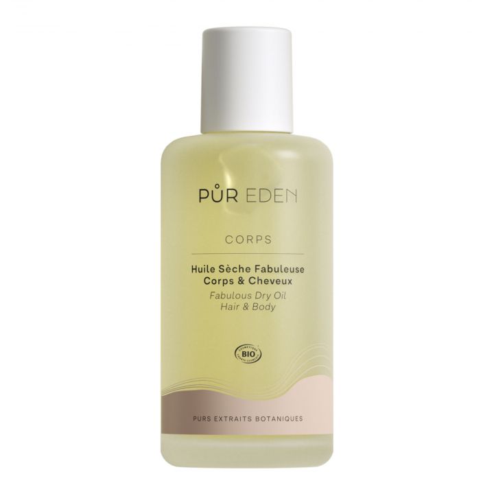Huile Sèche Corps & Cheveux  Huile Nourrissante 100ml - Pur Eden - Soin - Visuel 1