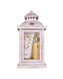 Coffret Lanterne Starry Winter Gel Douche, Sel de Bain & Fleur de Massage 