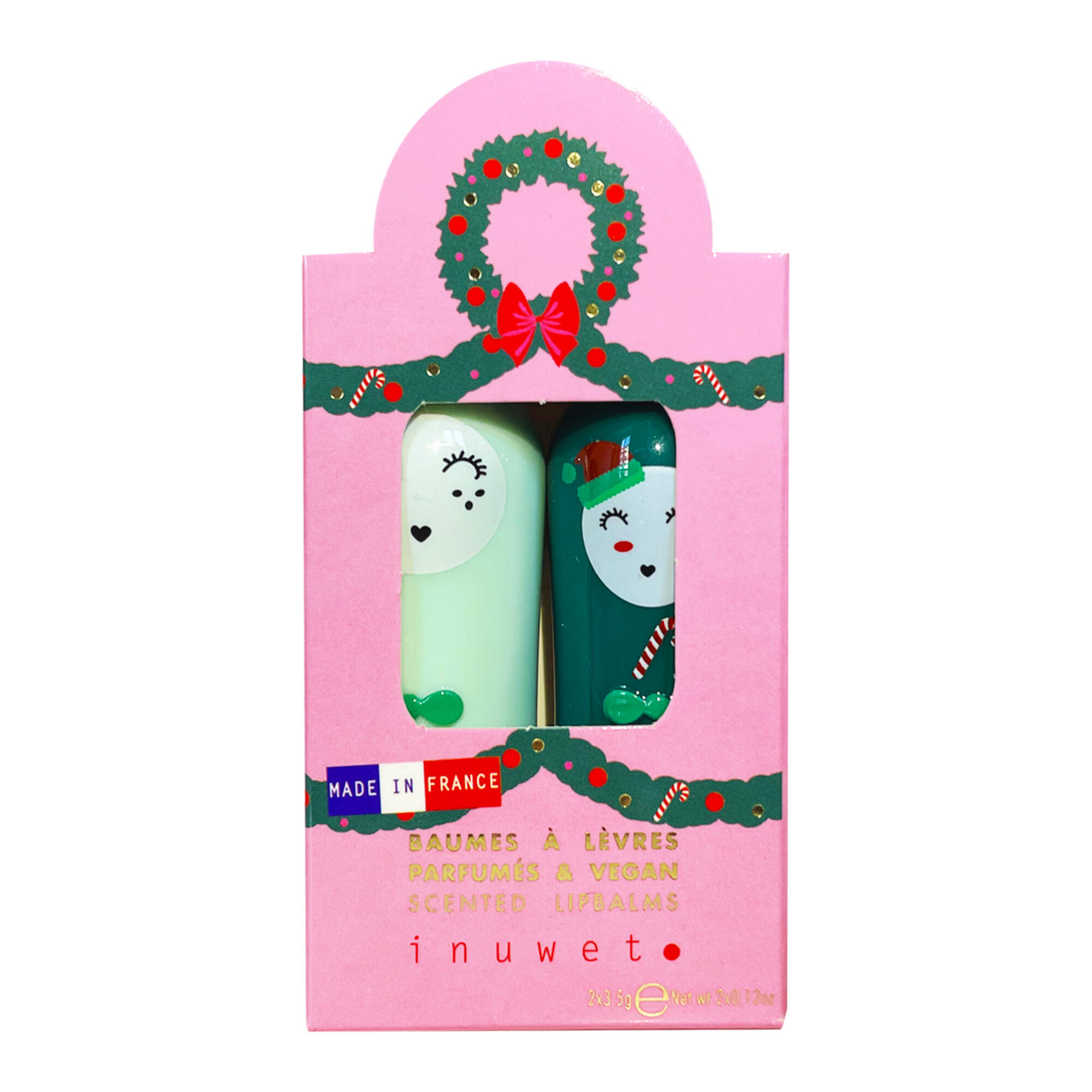 Inuwet Coffret Star Sequin Duo De Baumes À Lèvres
